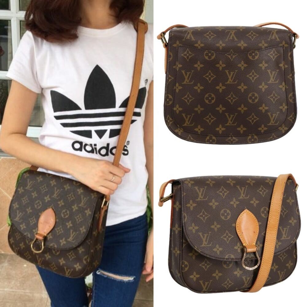 💎✨BEAUTIFUL✨💎AUTHENTIC LOUIS VUITTON Monogram Saint Cloud GM Shoulder Bag